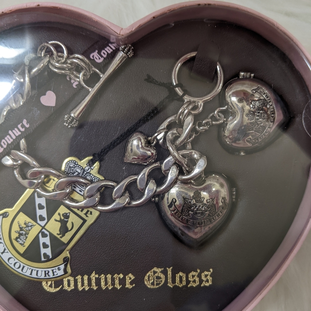 Juicy Couture Silver Charm Bracelet - Picture 2 of 6